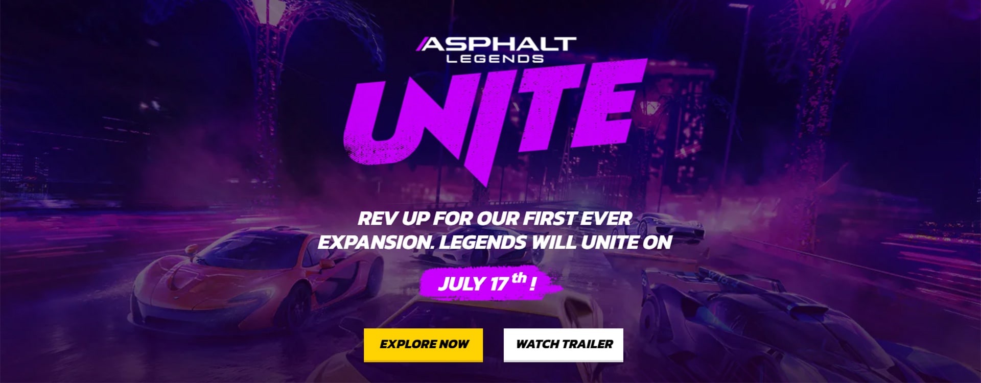 Asphalt Legends Unite Game is Coming